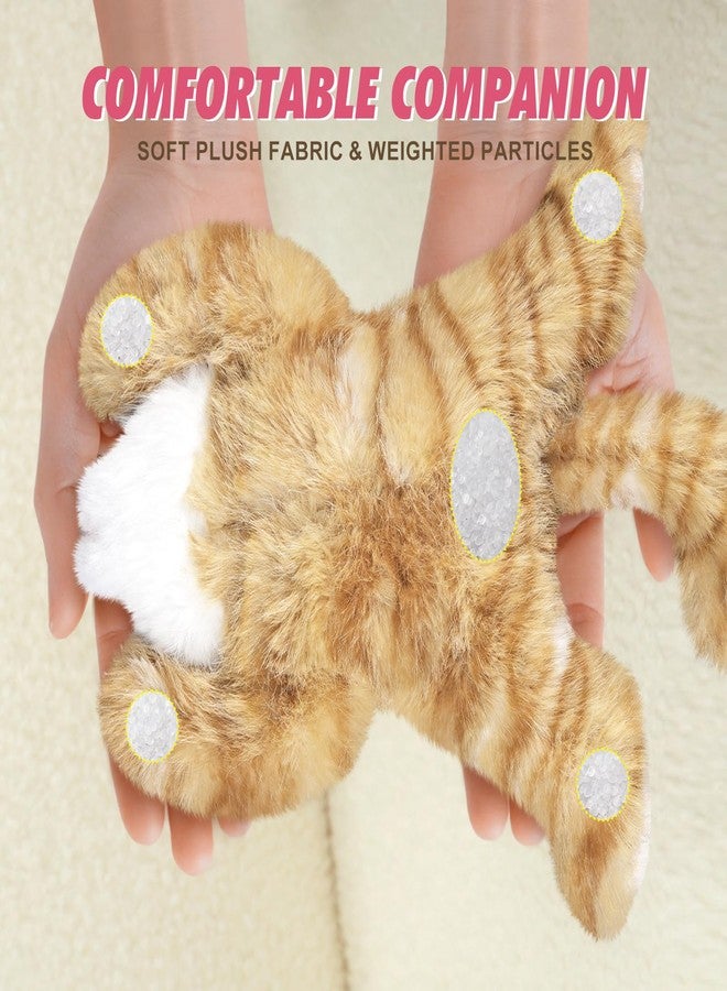 PEACH CAT Cat Stuffed Animal Cute Plushies Small Plush Toys Gifts for Kids Orange - Image 3